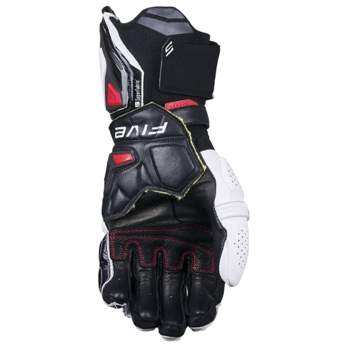 Five RFX1 Evo Racing Gloves - White/Black