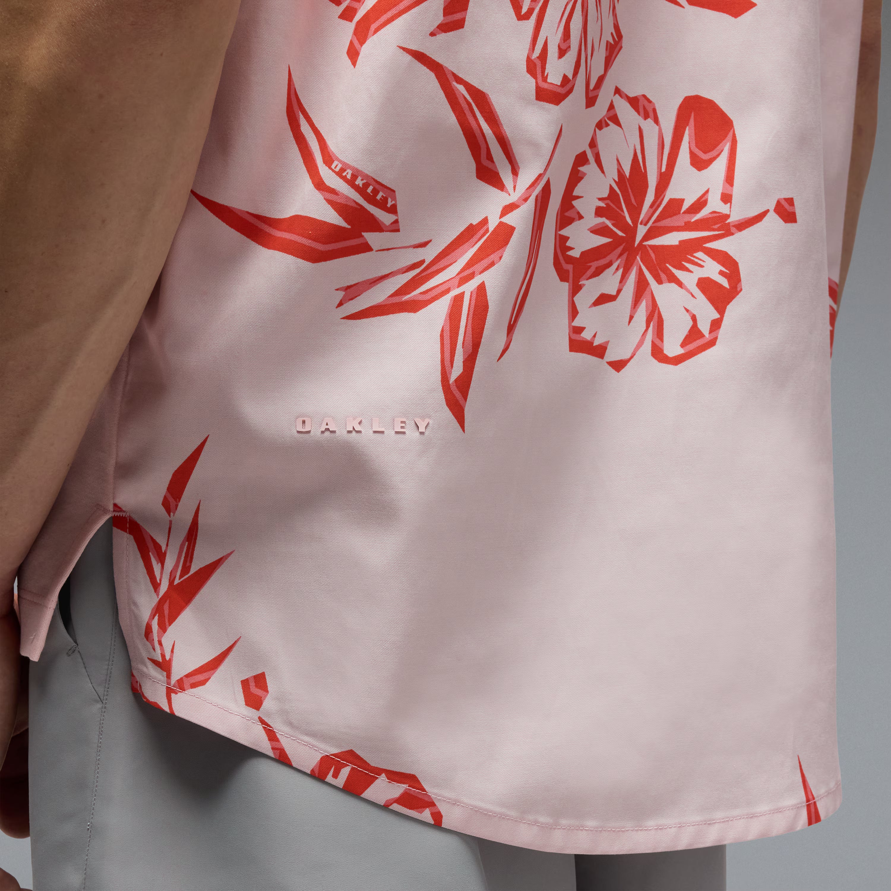 Oakley Hibiscus Breeze Tee - Faded Pink