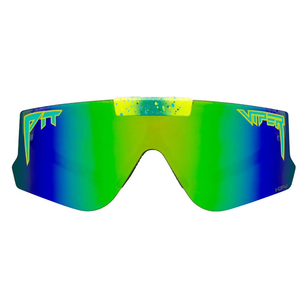 Pit Viper The Rec Center Flip-Offs Green Splatter/Blue Green HDPV Mirror Polarised