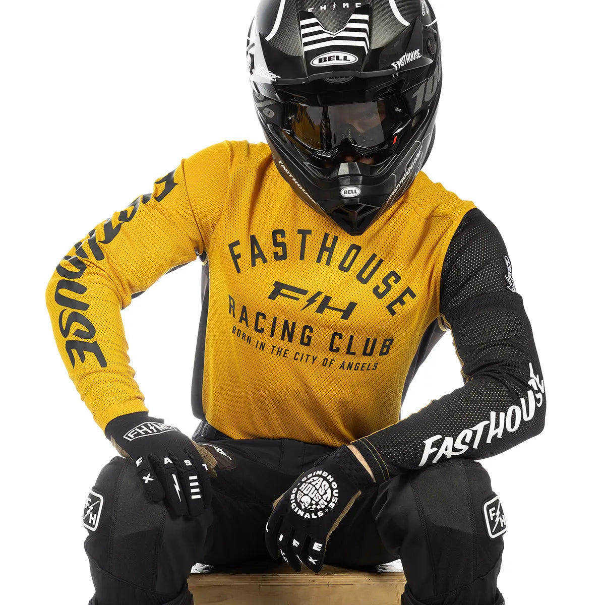 Fasthouse Grindhouse Air-Cooled Club Jersey - Marigold