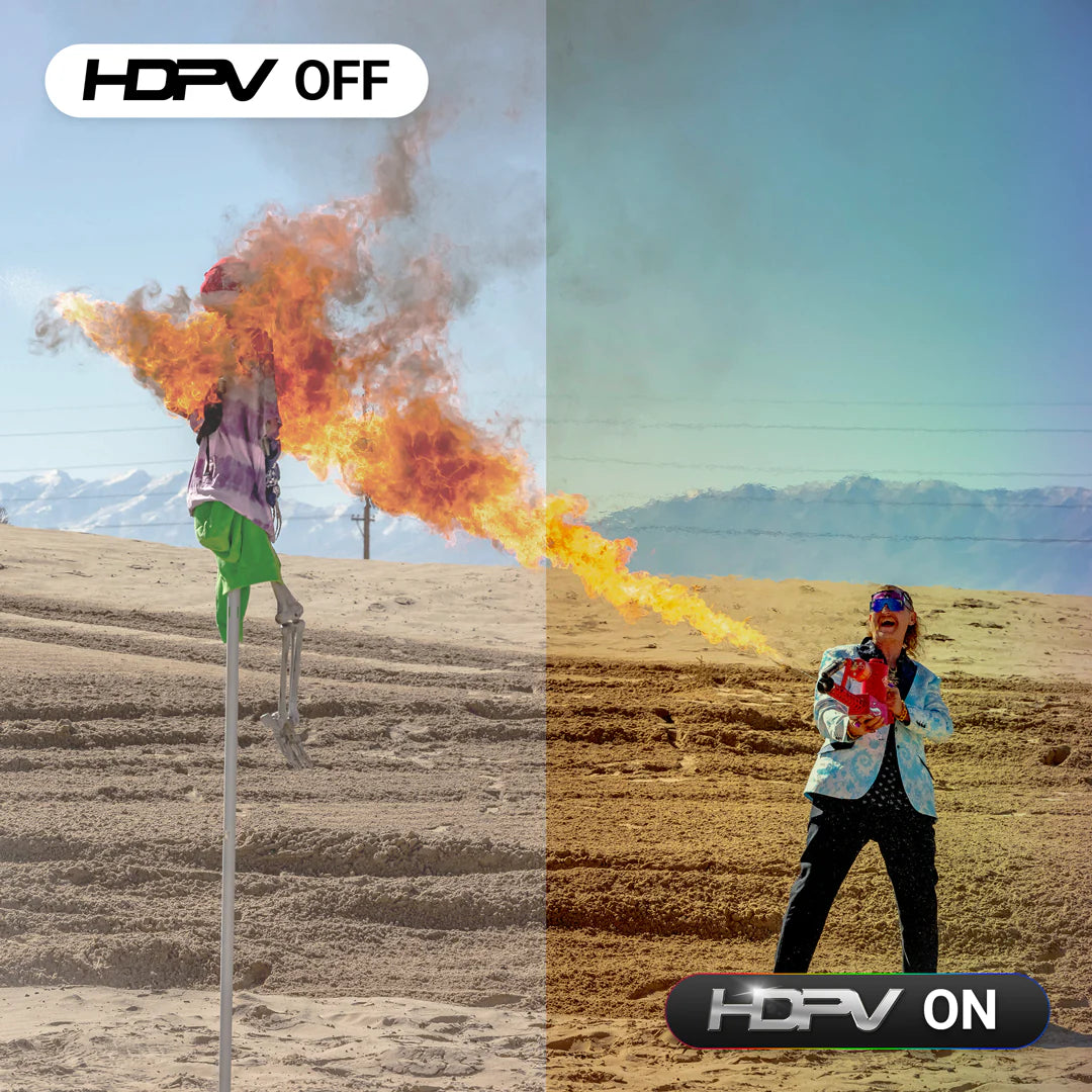 The Heater Flip-Offs - HDPV Polarized Red