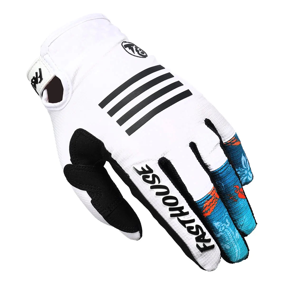 Fasthouse Saguaro TB Island Hopper Gloves - White