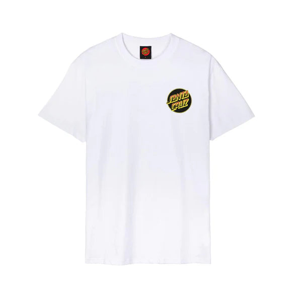 Santa Cruz Kendall Wolf Dot T-Shirt - White