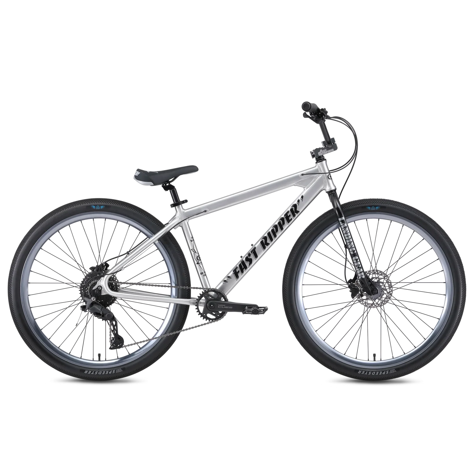 SE Bikes Fast Ripper 29" Complete Bike - Ball Burnished Silver