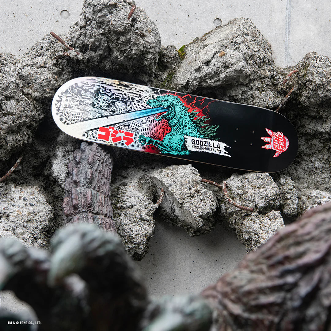 Santa Cruz X Godzilla O'Brien Reaper 8.25" Limited Edition Deck
