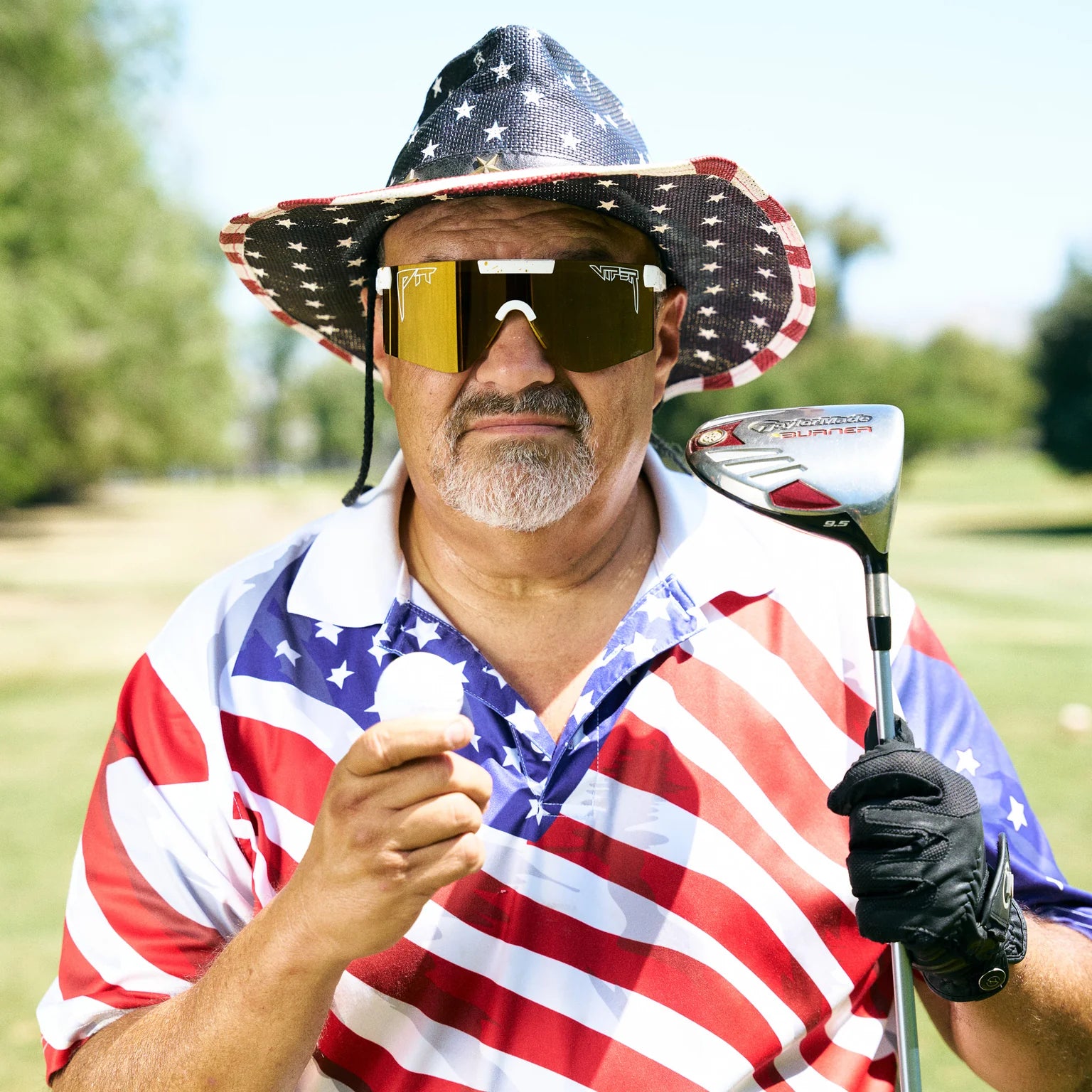 Pit Viper The Bell Air Original 2.0 HDPV Polarized Gold Sunglasses