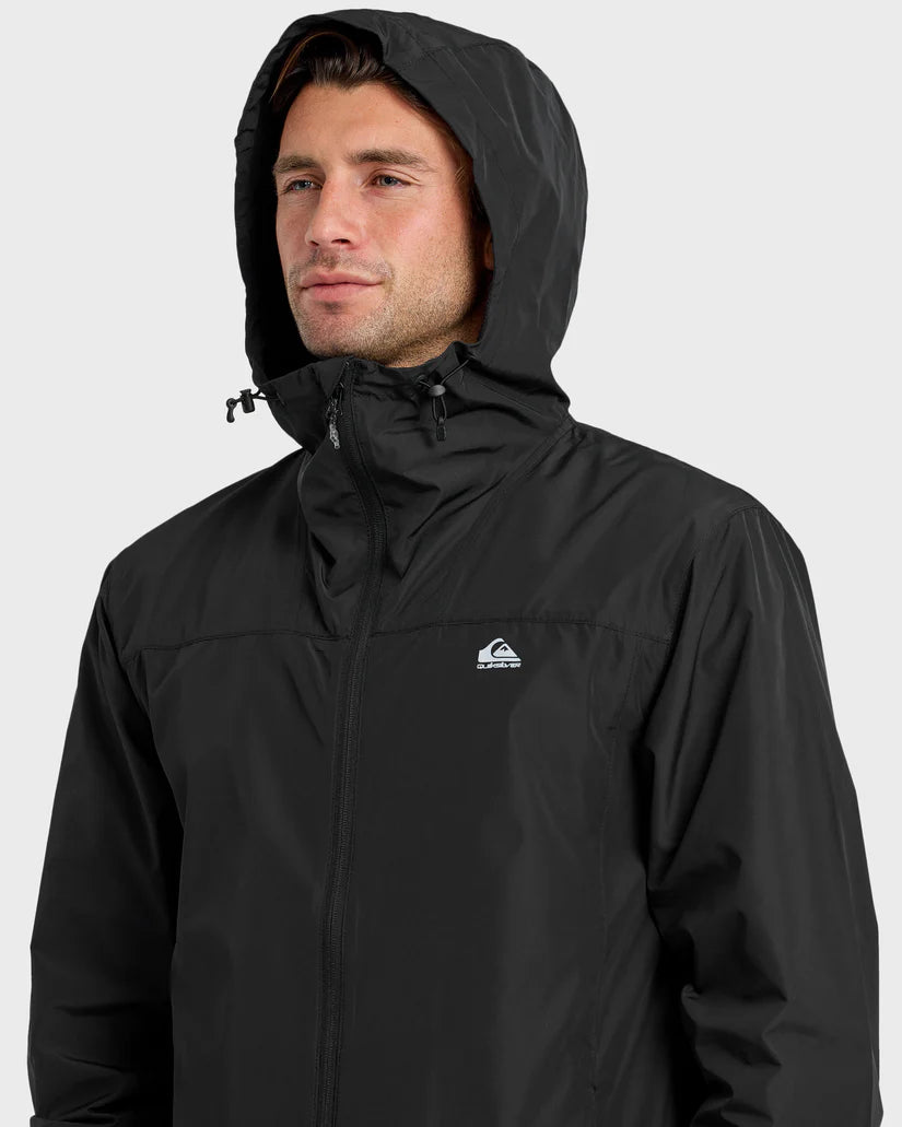 Quiksilver Overcast Windbreaker Jacket - Black