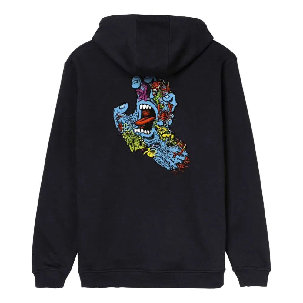 Santa Cruz Screaming Five Hoodie - Black