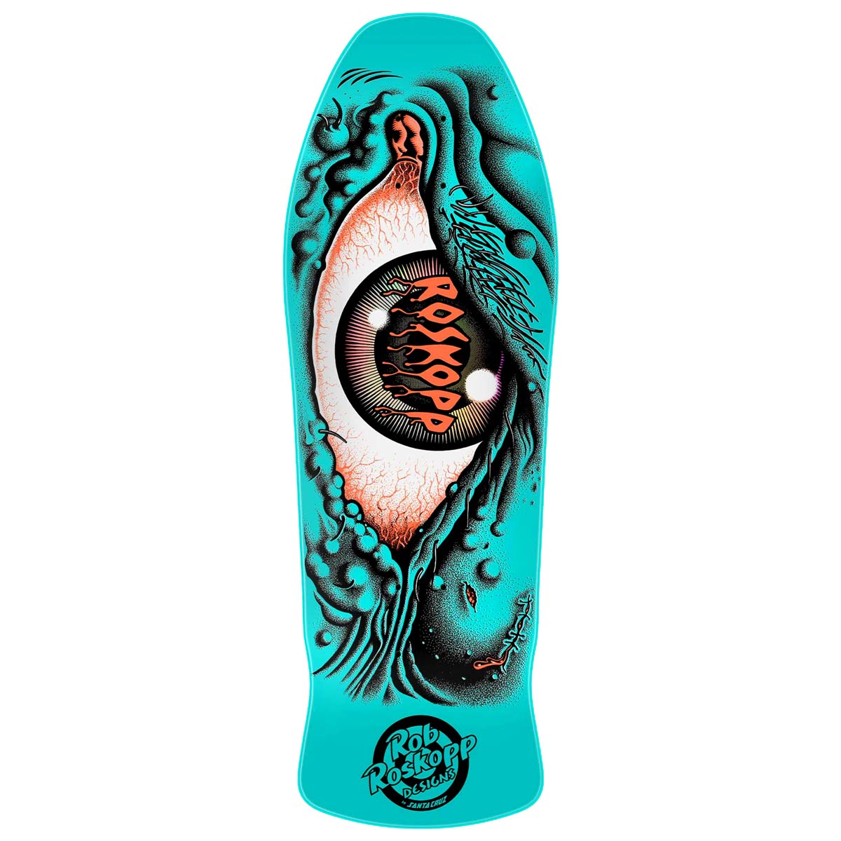 Santa Cruz Roskopp Eye Reissue 10.12in x 30.24in Skateboard Deck