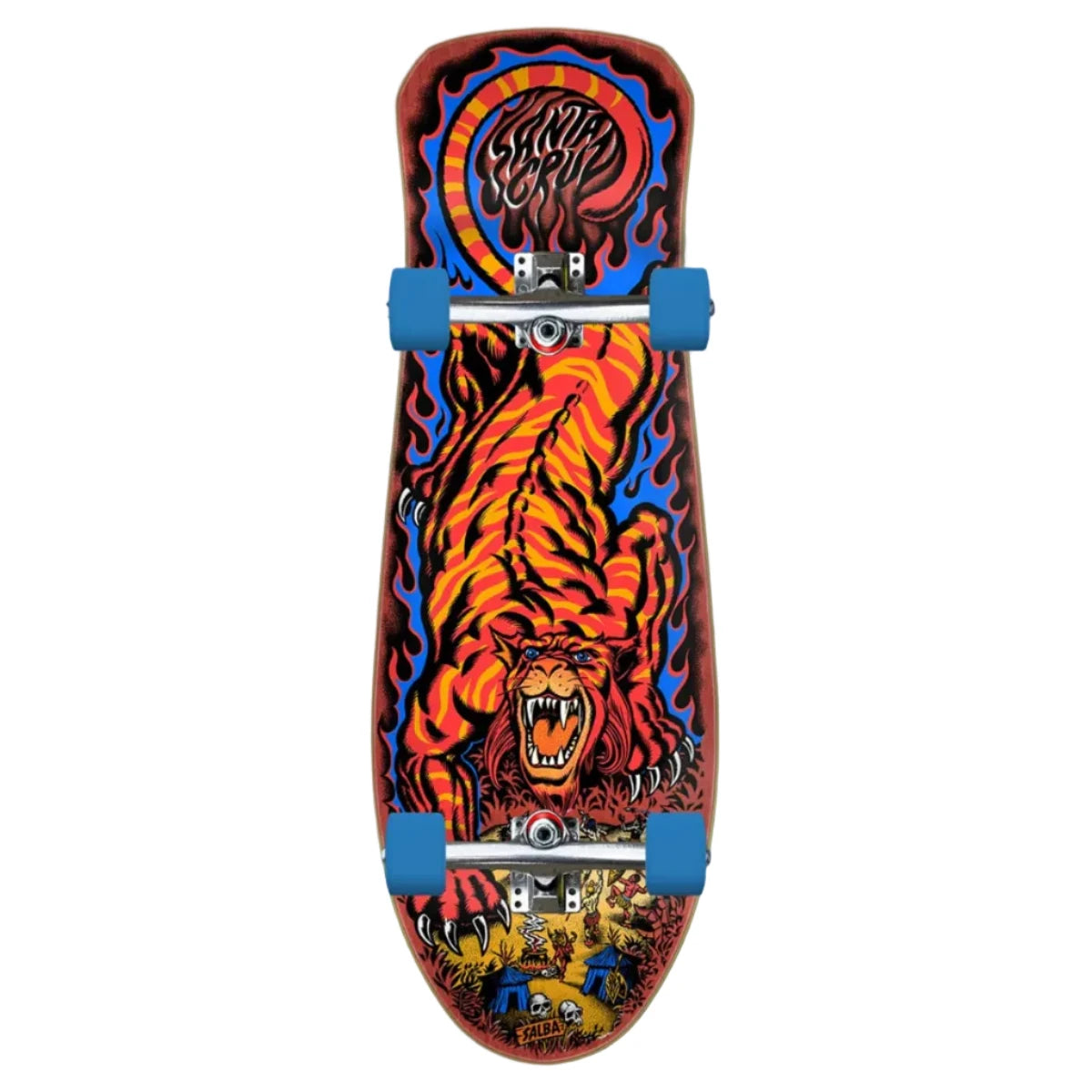 Santa Cruz Salba Tiger Cruiser 31.1in x 10.30in - Blue/Orange