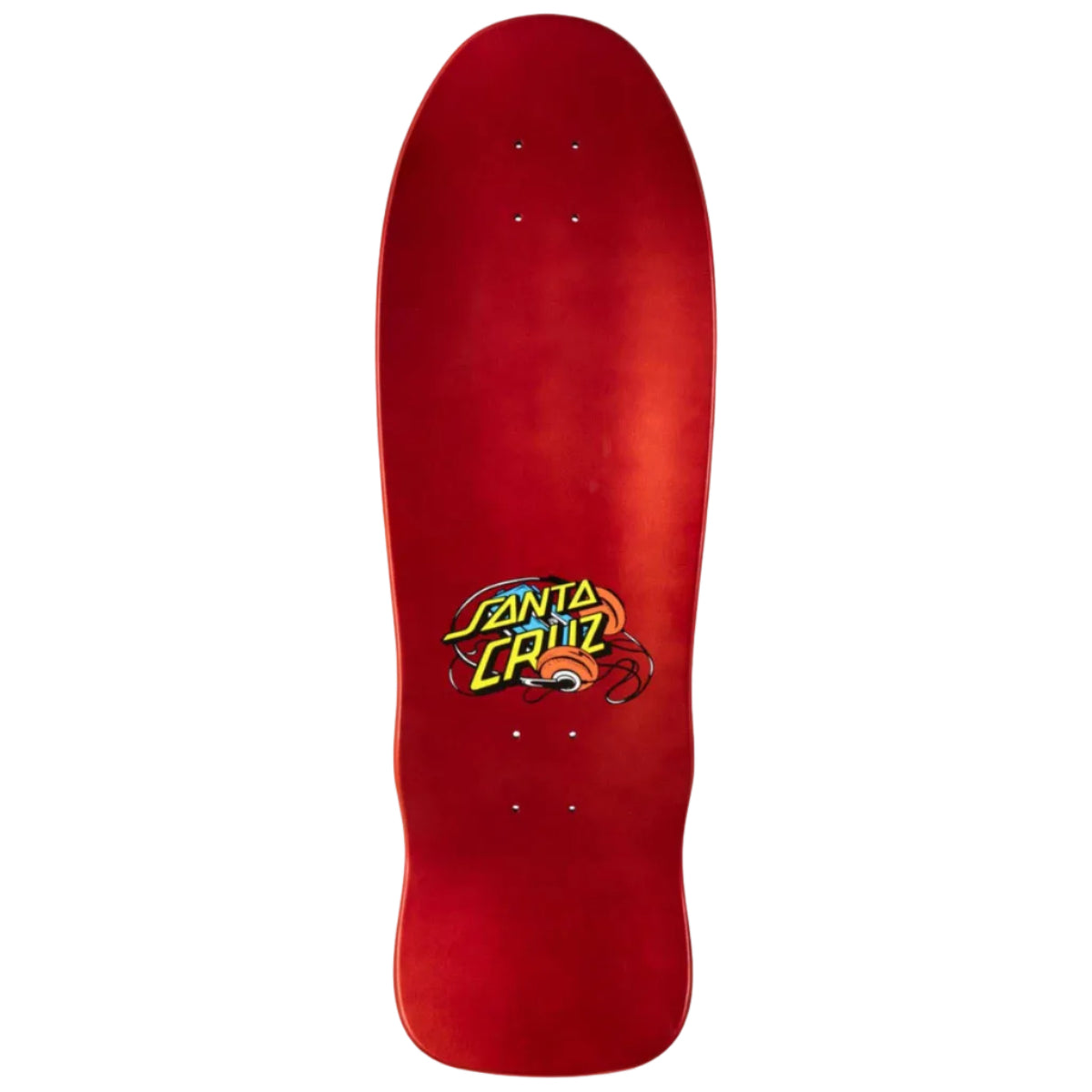 Santa Cruz X Stranger Things Melting Clock Skateboard Deck 9.7in x 29.4 in