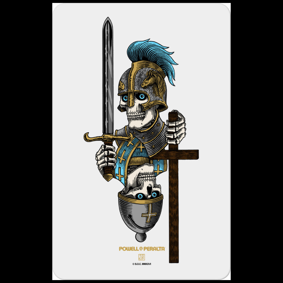 Powell Peralta Pro Dan Corrigan Chess Skulls Sticker Single