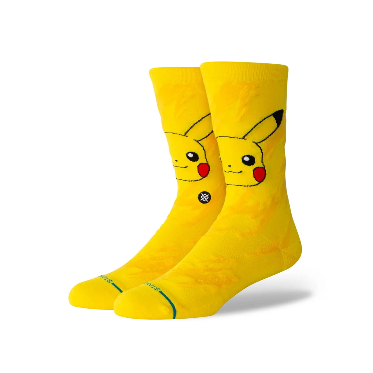 Stance Pikachu Bolt Crew Socks - Yellow