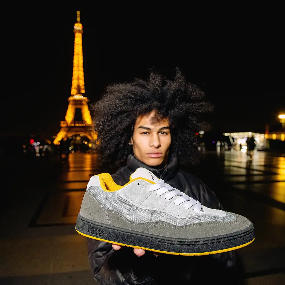 Etnies Snake - Grey/Grey/Yellow