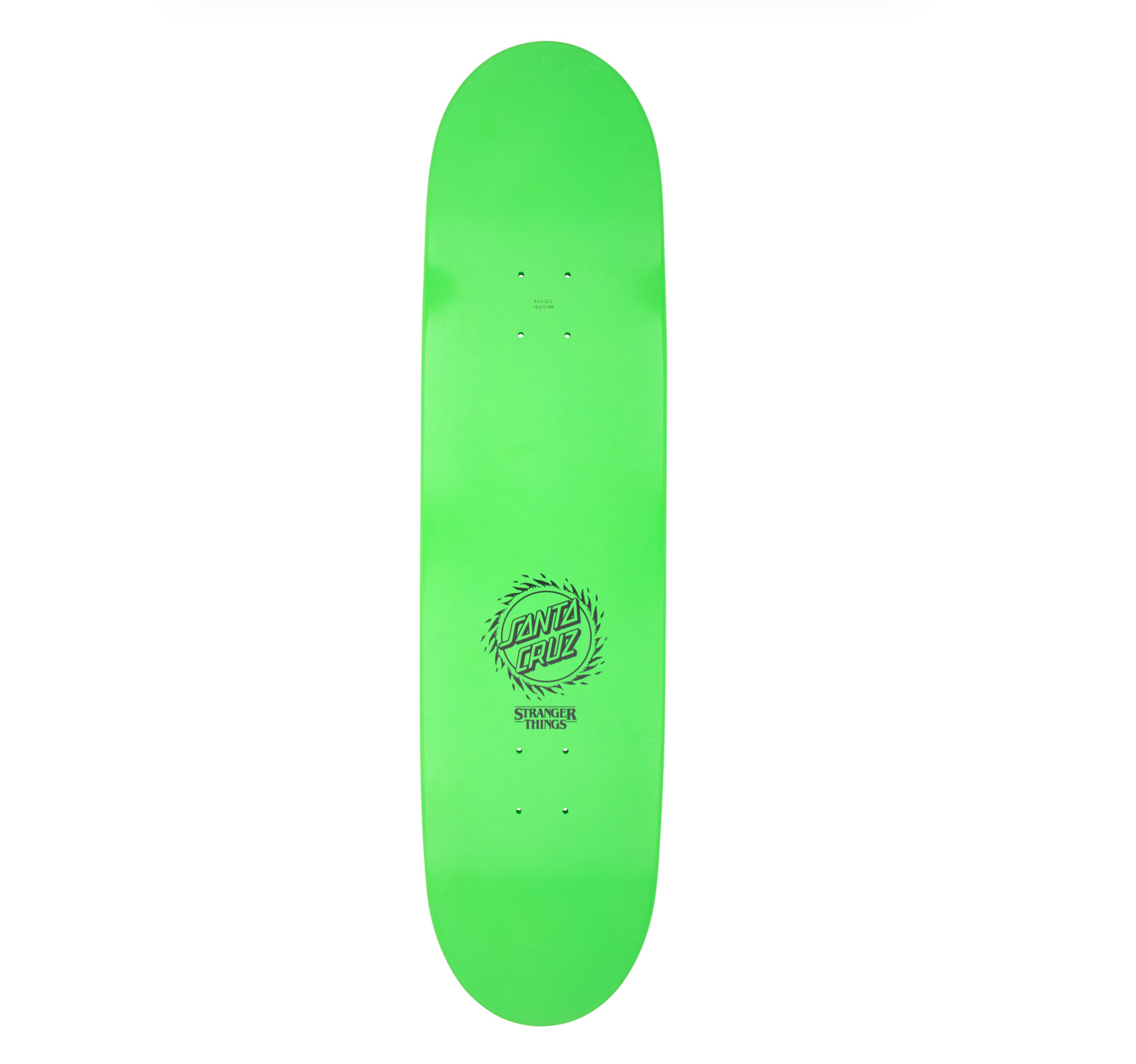 8,5 inch Stranger Things Vecna ​​Santa Cruz skateboarddeck