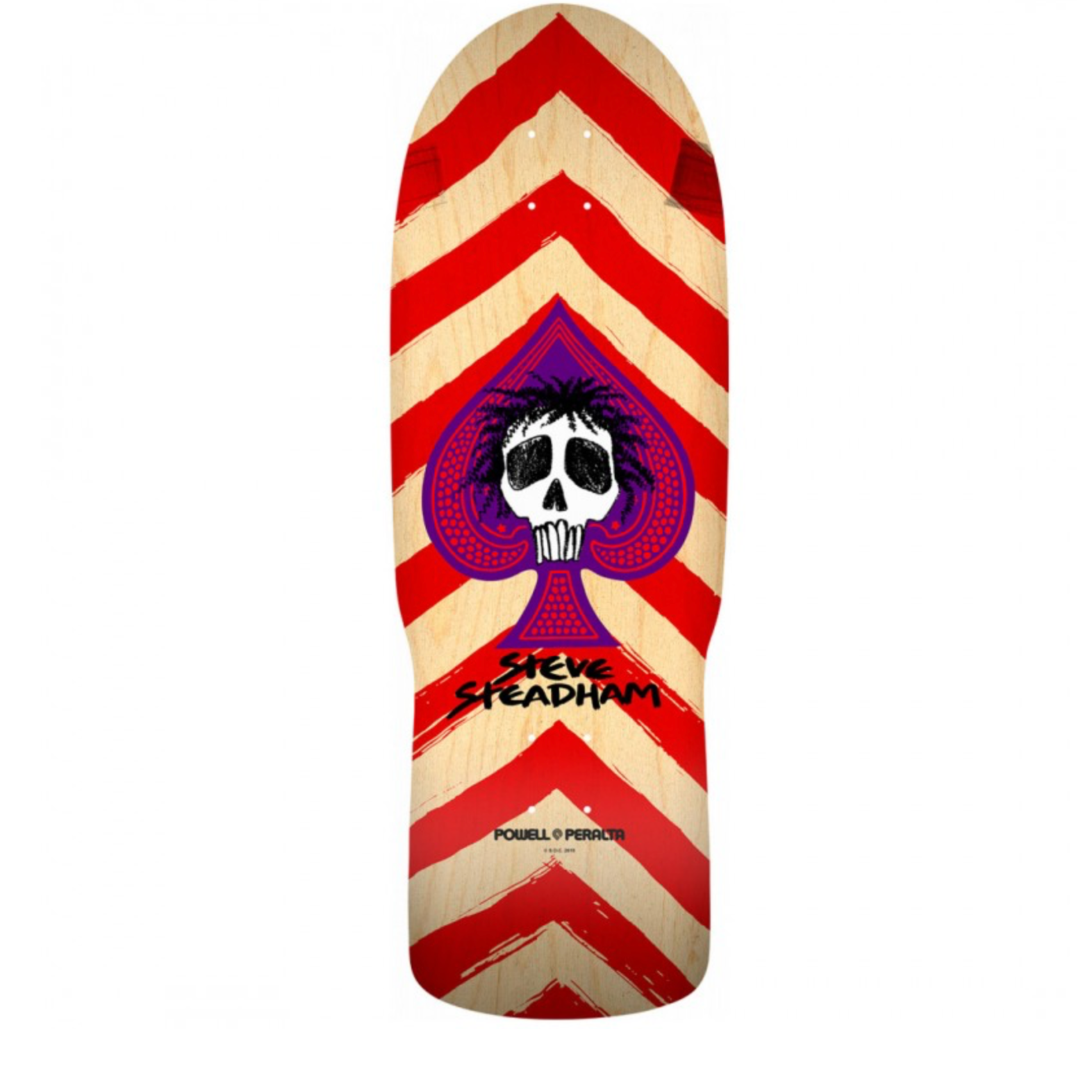 Powell Peralta Steve Steadham Spade Reissue Deck - Rood/Natuurlijk 25 cm