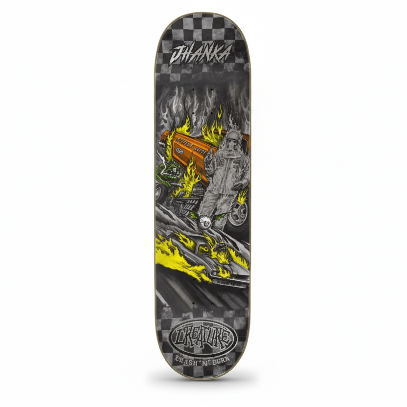 Creature Jhanka Crash And Burn VX 8.375" Deck 