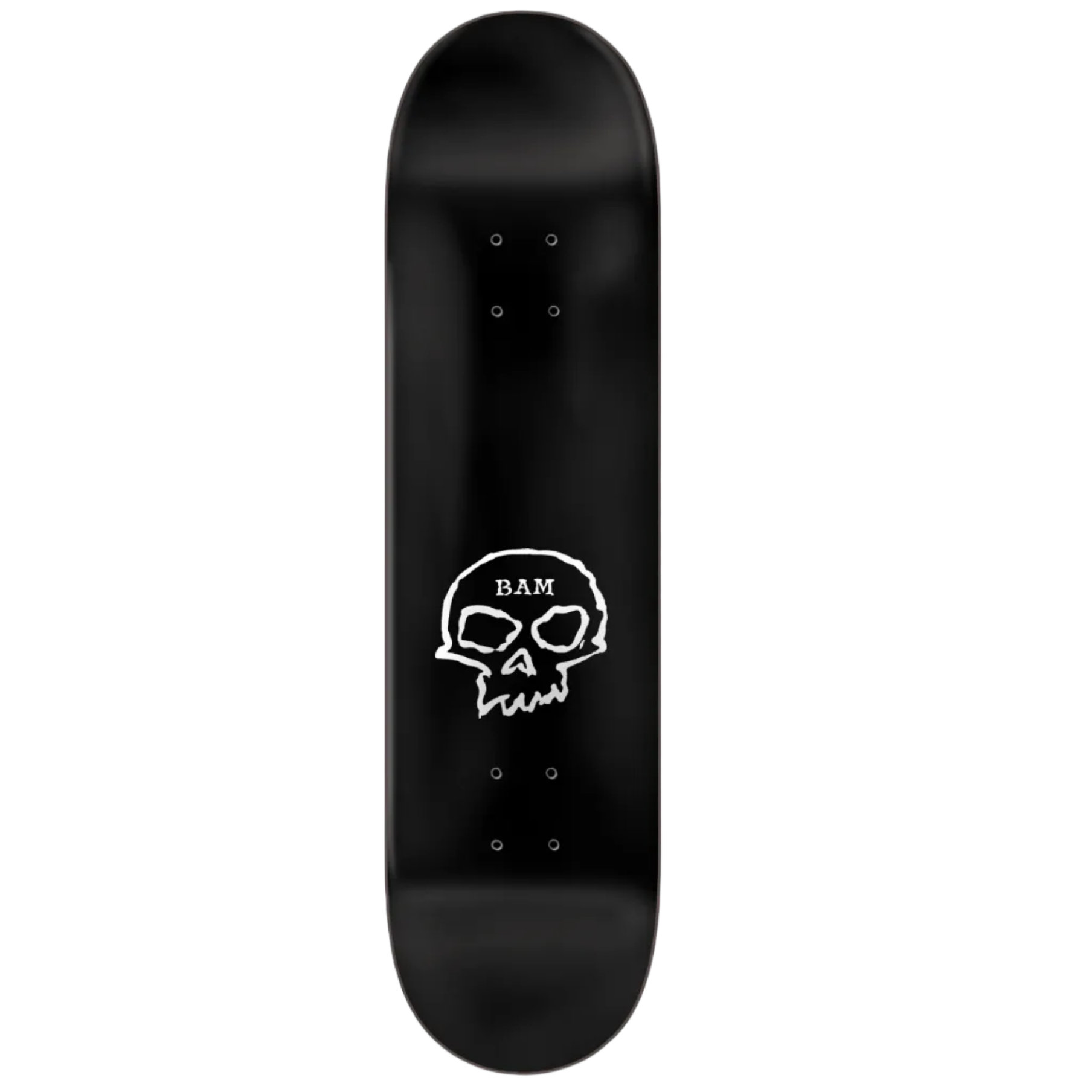 Zero X Bam Margera Single Skull Deck - Black