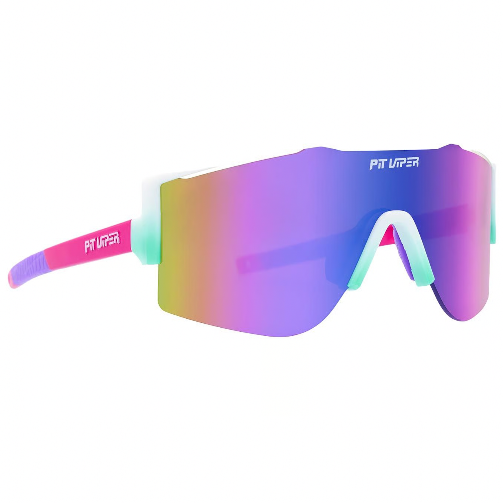 Pit Viper The Try-Hard The Bonaire Breeze - Blue/Purple Revo Lens Sunglasses