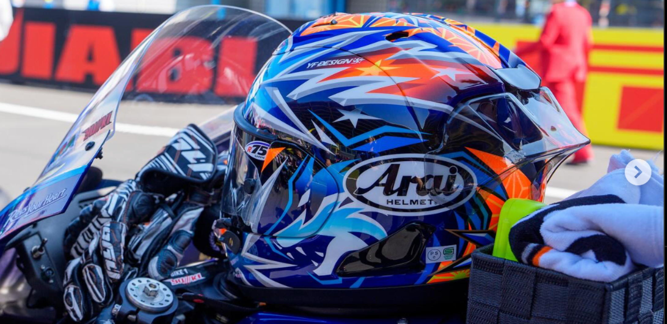 Arai Rx-7v Evo Okamoto Compas Helmet