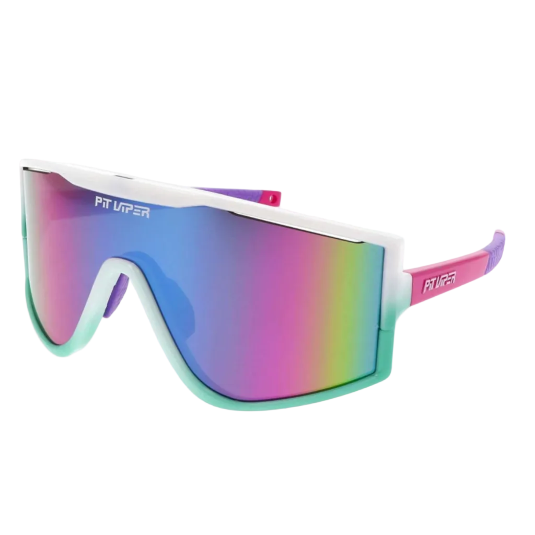 Pit Viper The Try-Hard The Bonaire Breeze - Blue/Purple Revo Lens Sunglasses