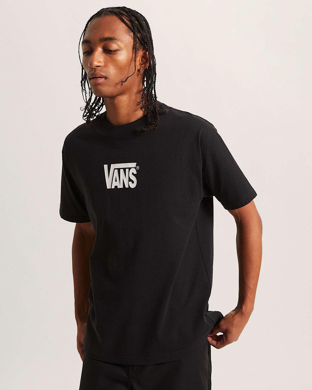 Vans Stretch Logo T-Shirt - Black