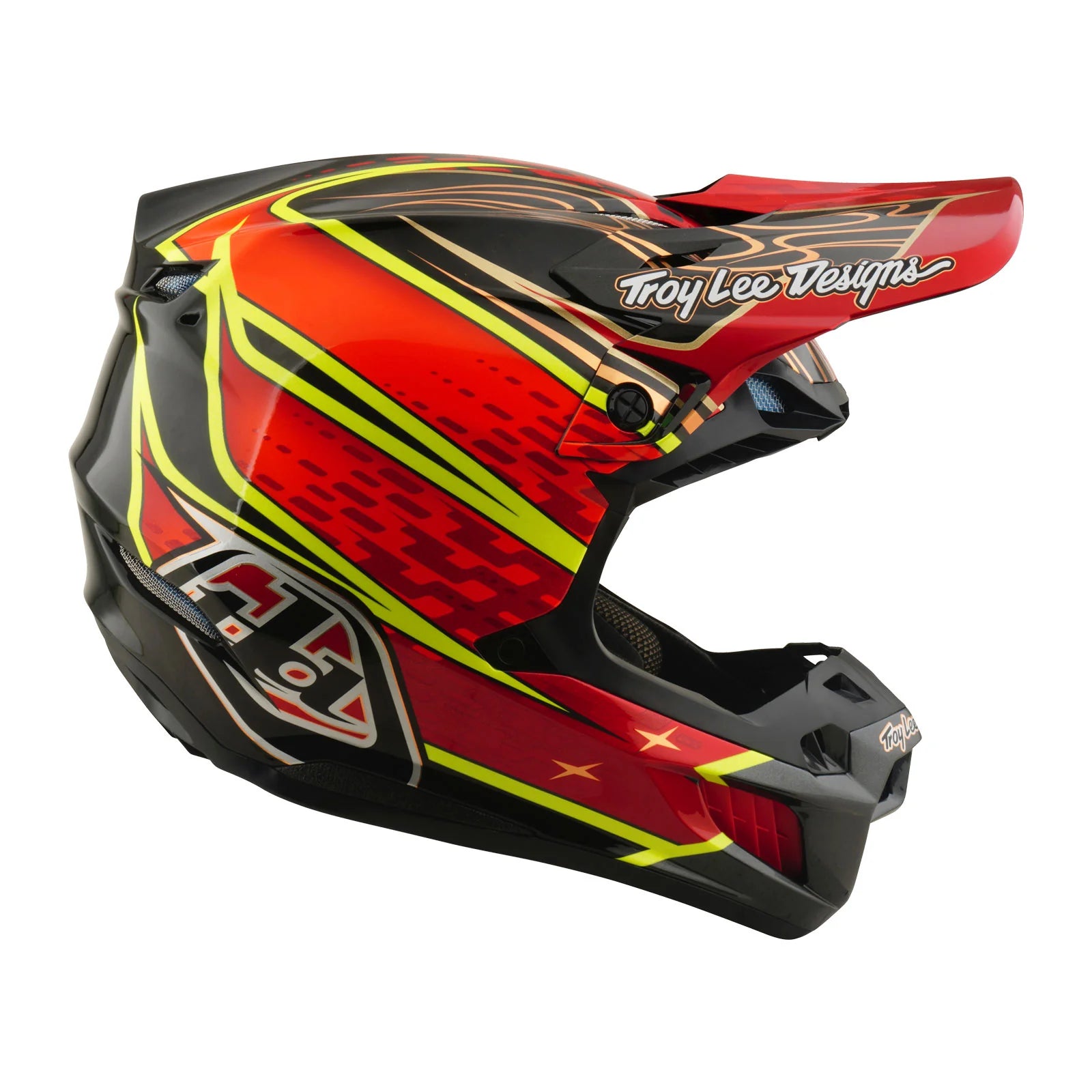 Troy Lee Design SE5 Carbon Helm W/MIPS Wings Rood