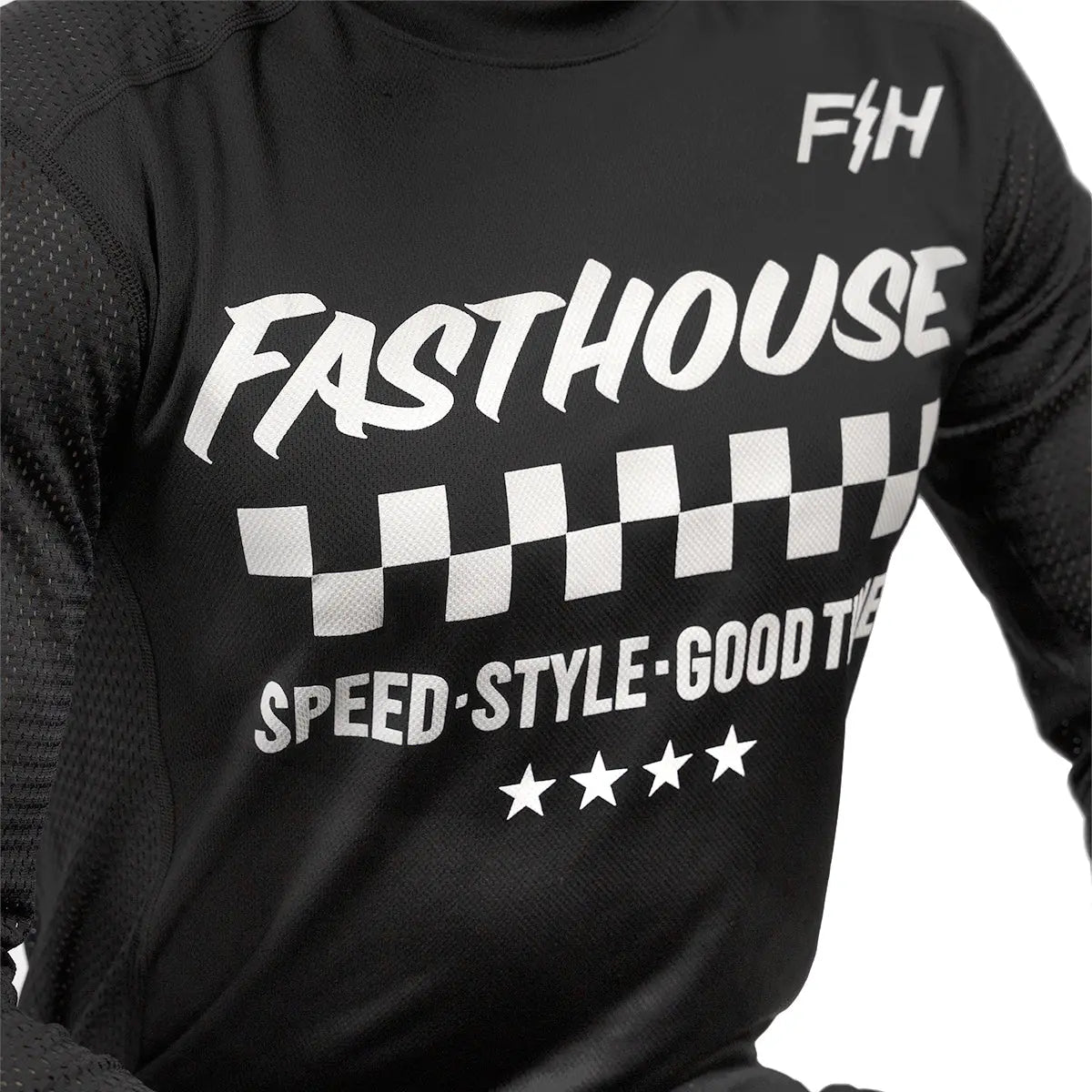 Fasthouse USA Originals Air Cooled Youth Jersey - Black