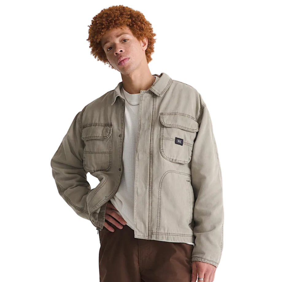 Vans Umber Pigment Jacket - Aluminiumgrijs