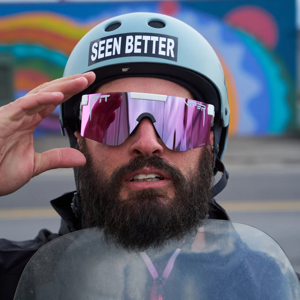 Pit Viper The Miami Nights Original HDPV Polarized Pink Sunglasses (Regular)