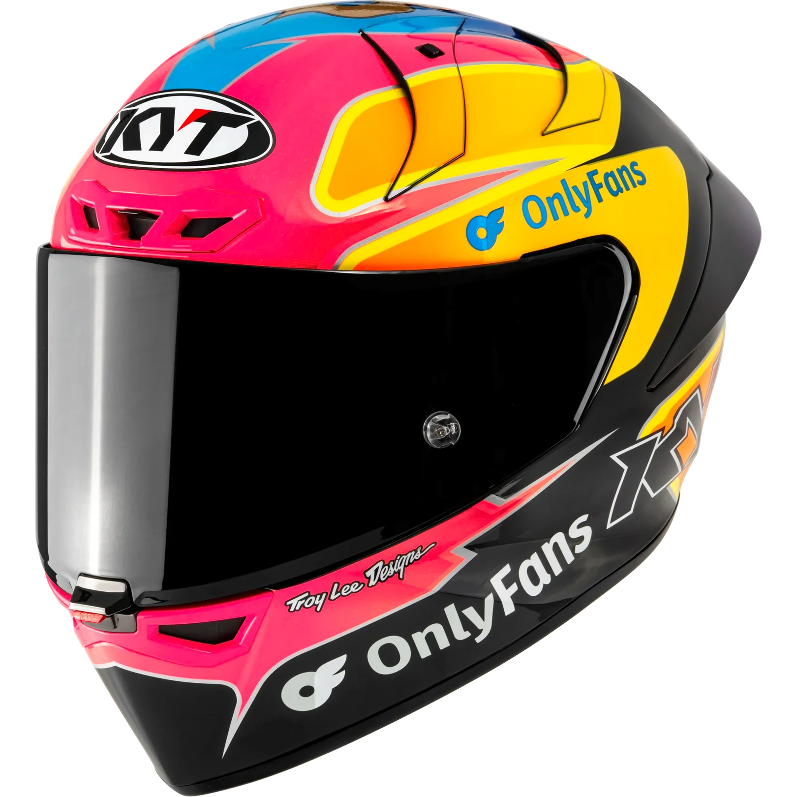 PRE ORDER!!! KYT Davey Todd Special Edition KX-1 Race Gp Helmet With Signed Holographic Trading Card