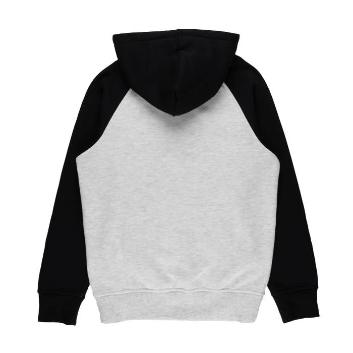 Independent Youth Snake Front Hoodie - Black/Athletic Heather