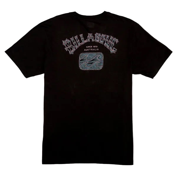 Billabong Theme Arch Tee - Washed Black