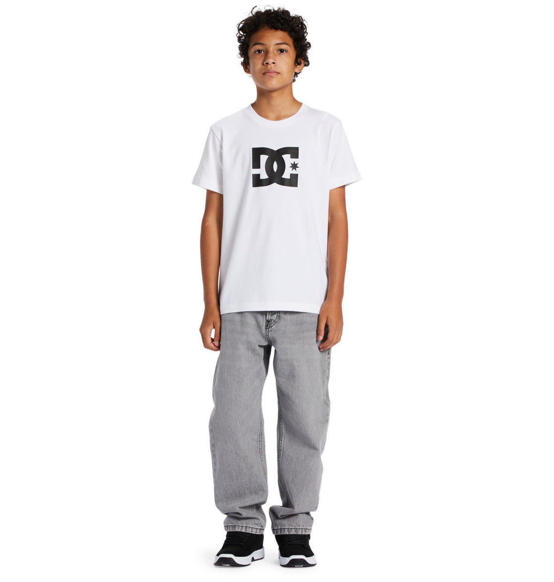 DC Youth Worker Baggy Jeans - Grey Wash