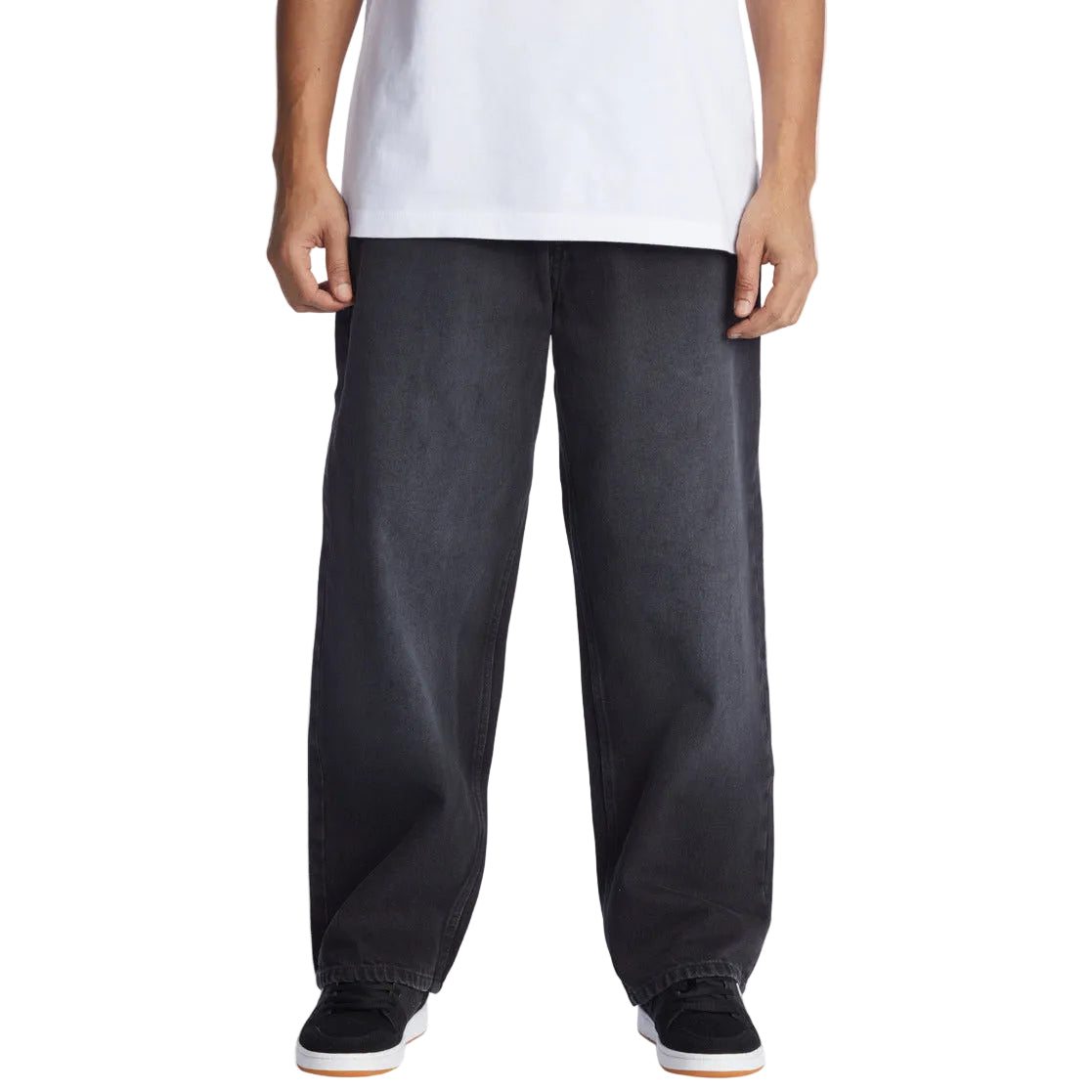 DC Worker Baggy Biologic Jeans - Black Vintage Wash