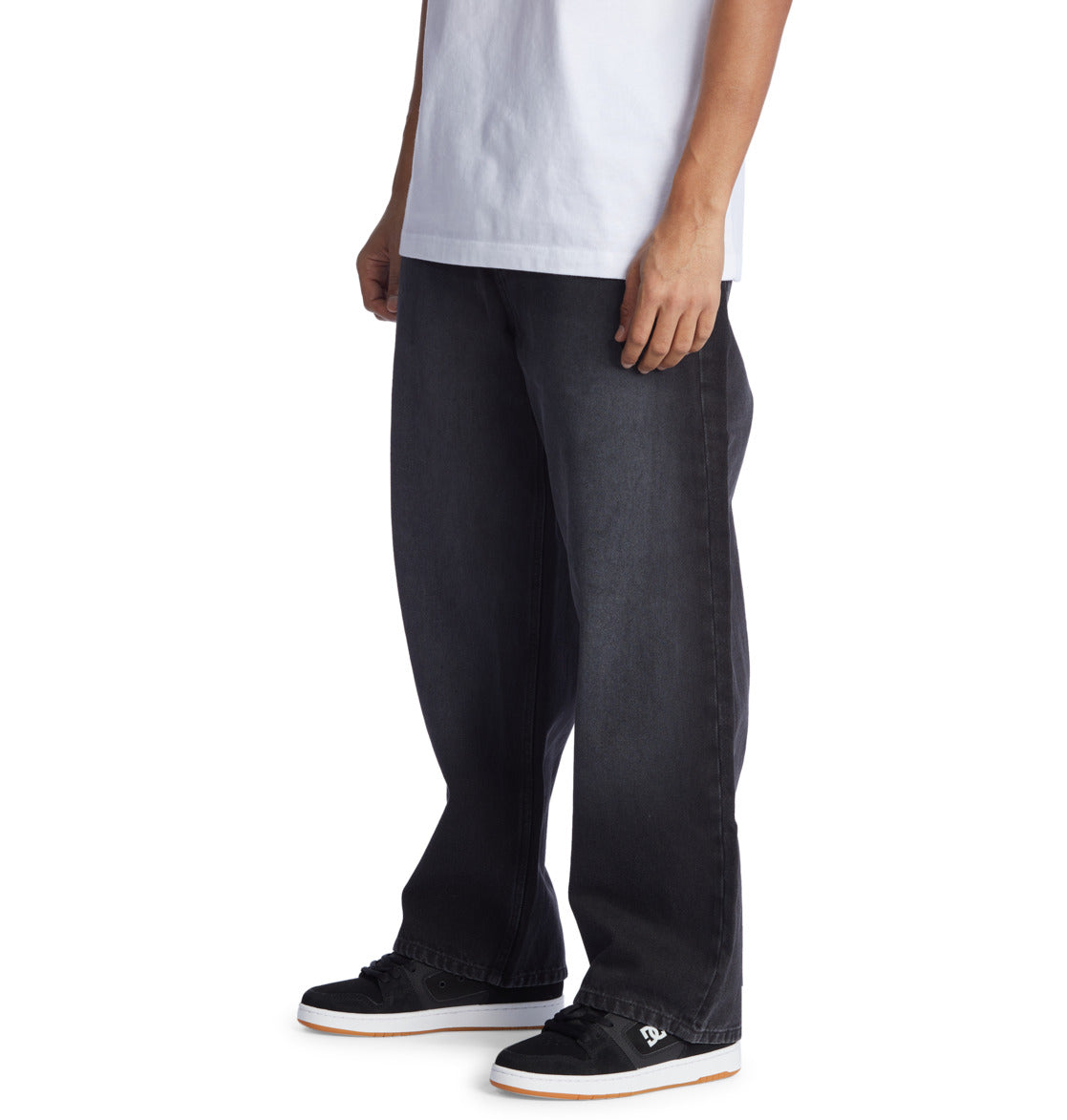 DC Worker Baggy Biologic Jeans - Black Vintage Wash