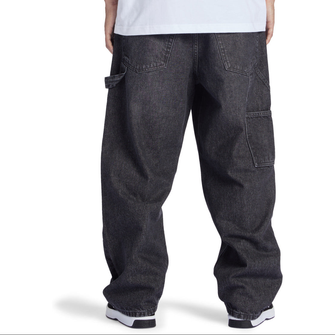 DC Worker Baggy Carpenter Denim Pant - Black Denim