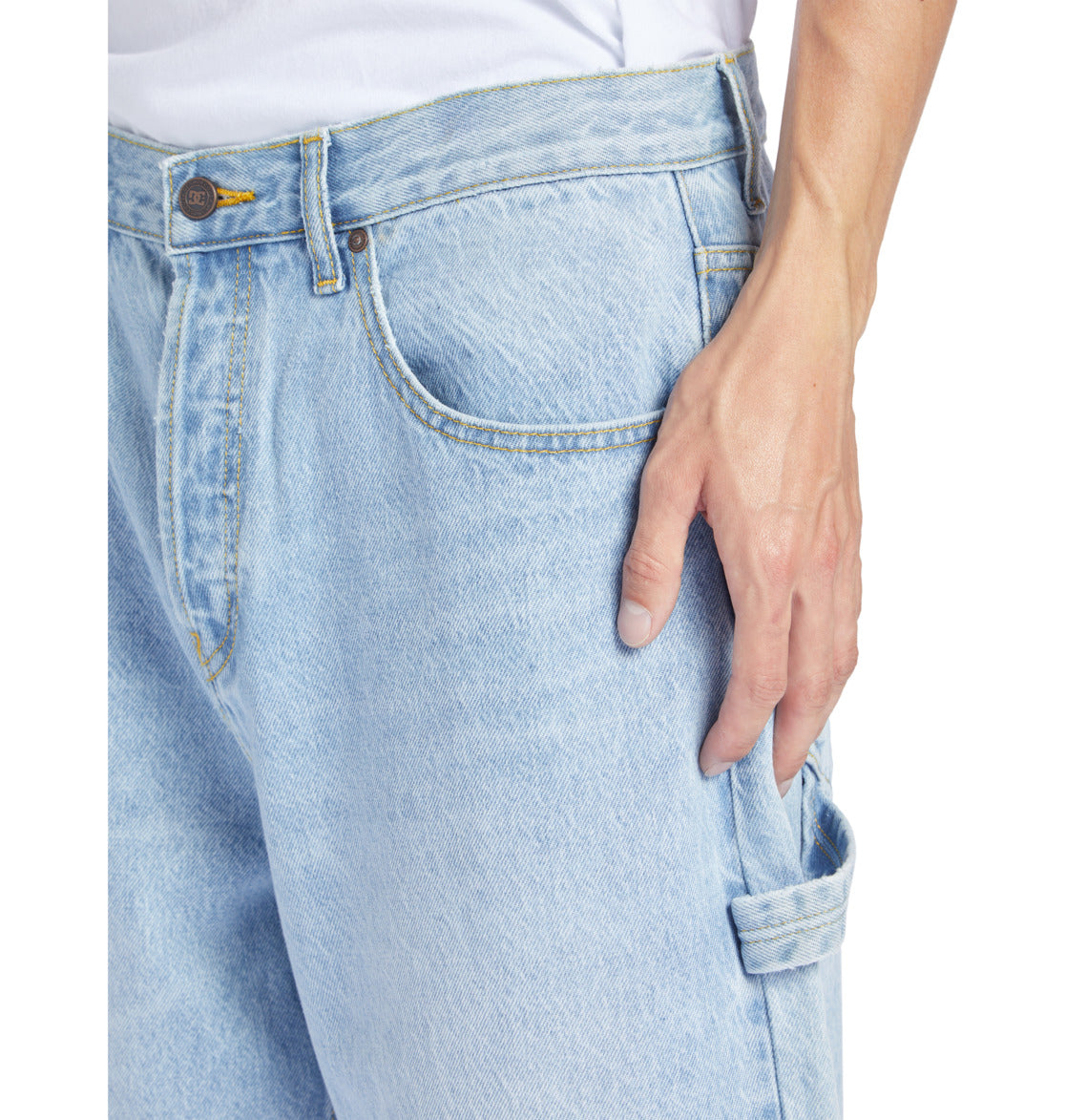 DC Worker Carpenter Baggy Jeans - Indigo Light