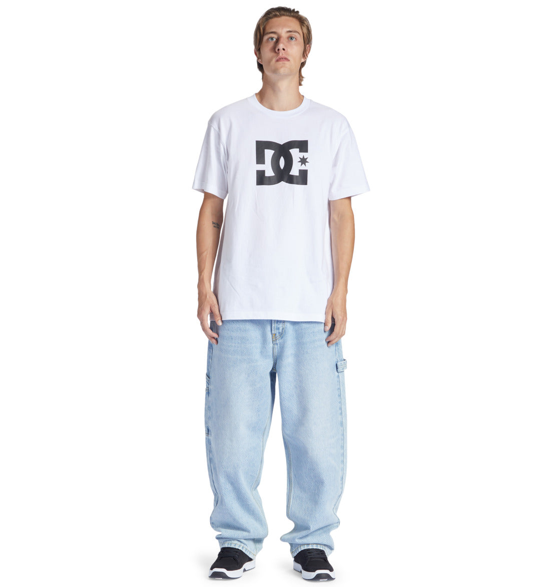 DC Worker Carpenter Baggy Jeans - Indigo Light