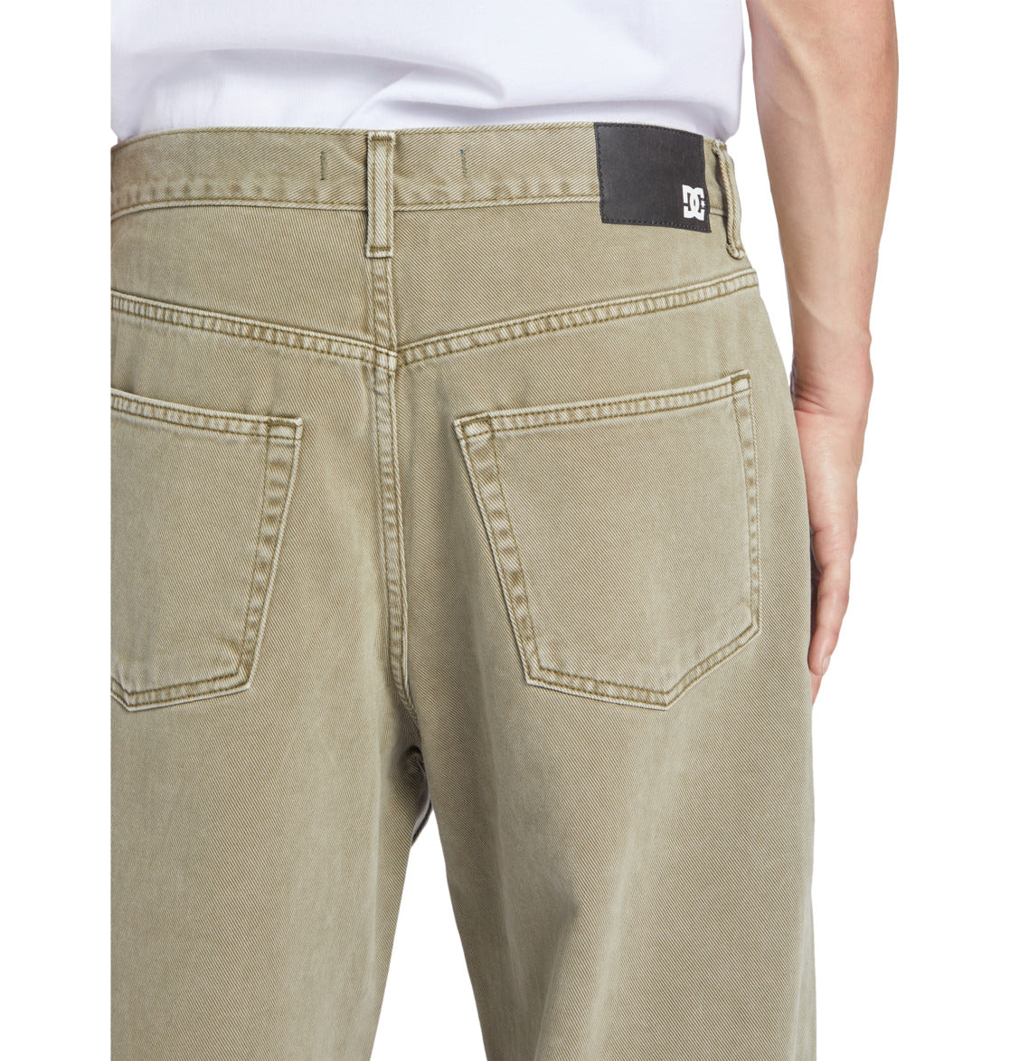 DC Worker Baggy Denim Jeans - Green Overdye