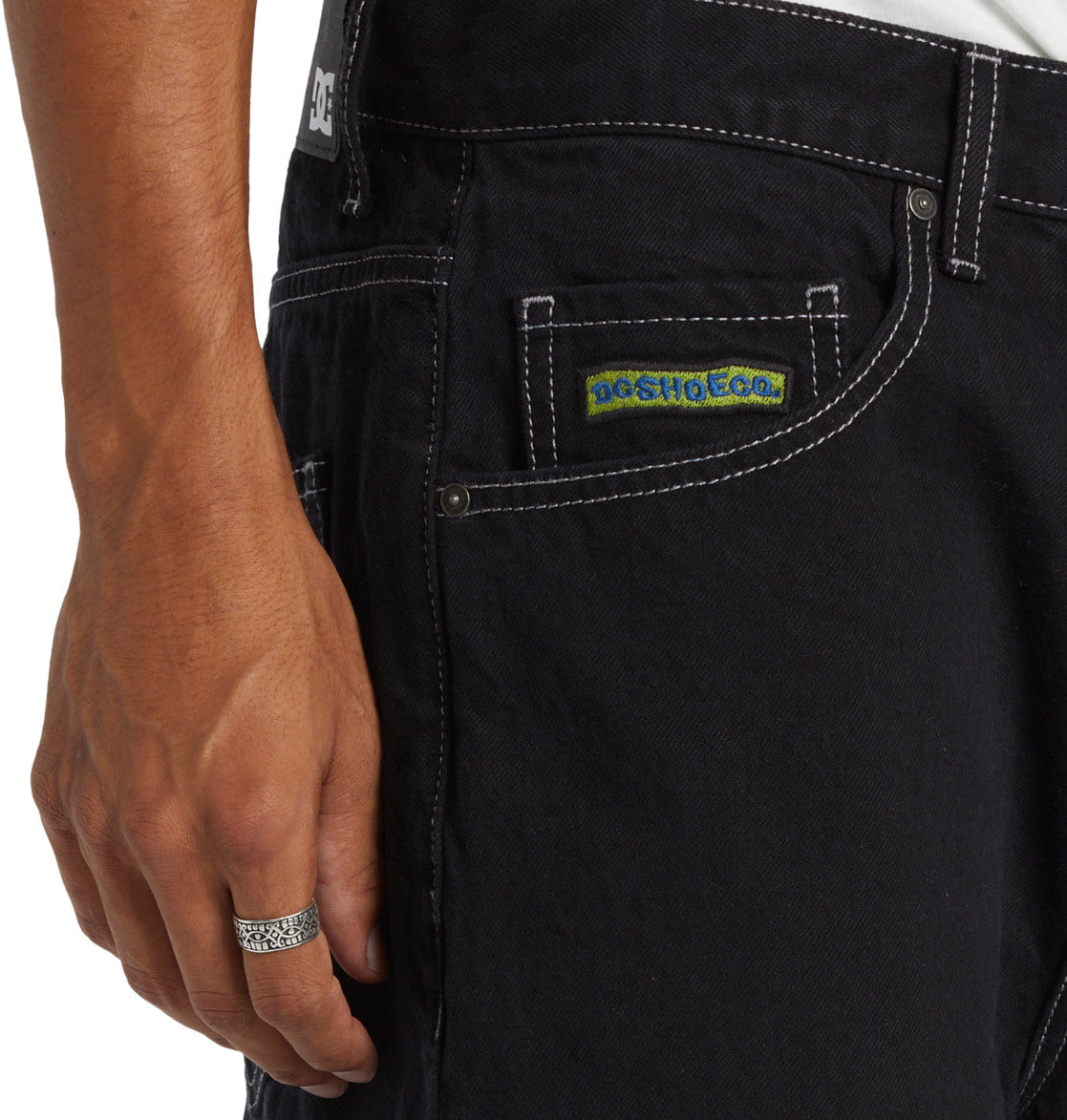 DC Worker Baggy Jeans - Zwarte tint