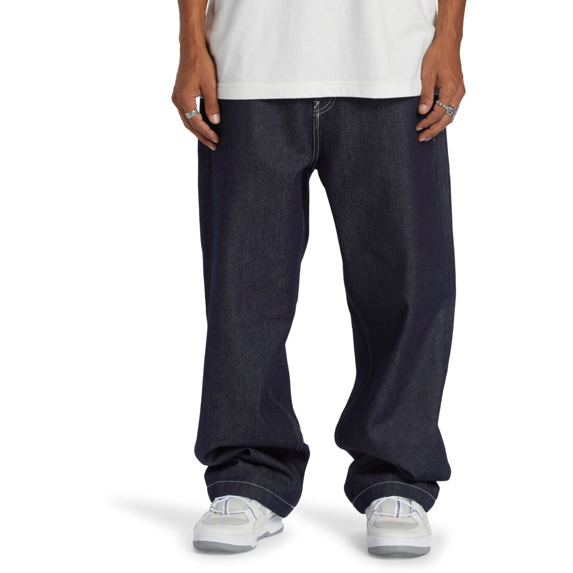 DC Worker Baggy Denim Pant - Raw Indigo