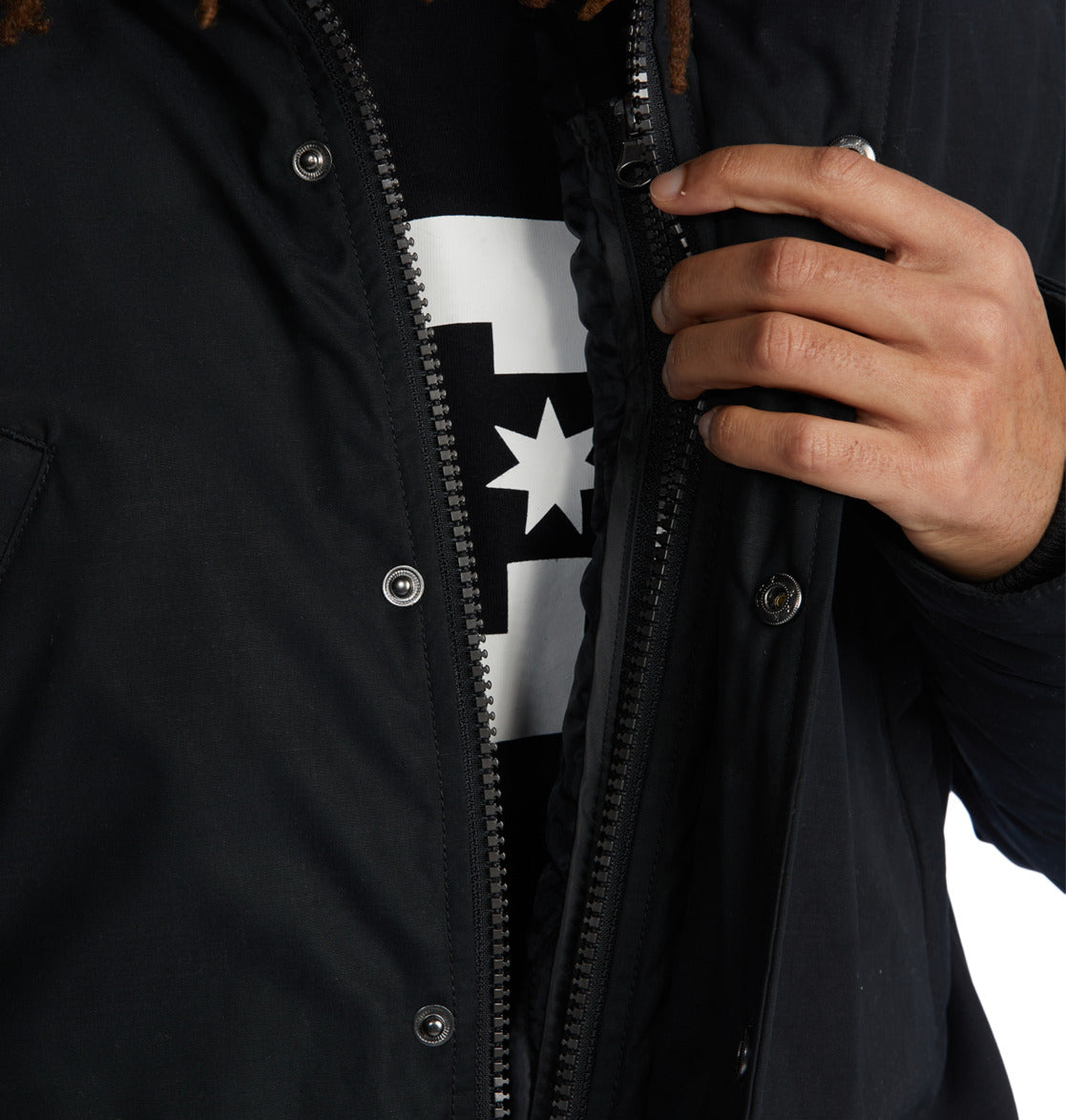 DC The Outlaw 2-in-1 Parka Jacket - Black