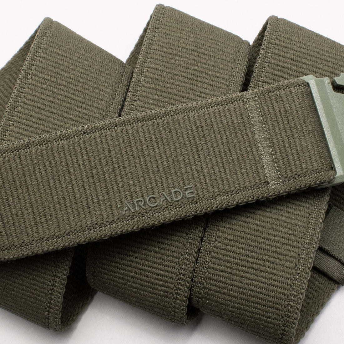 Arcade Atlas Stretch belt - Ivy Green