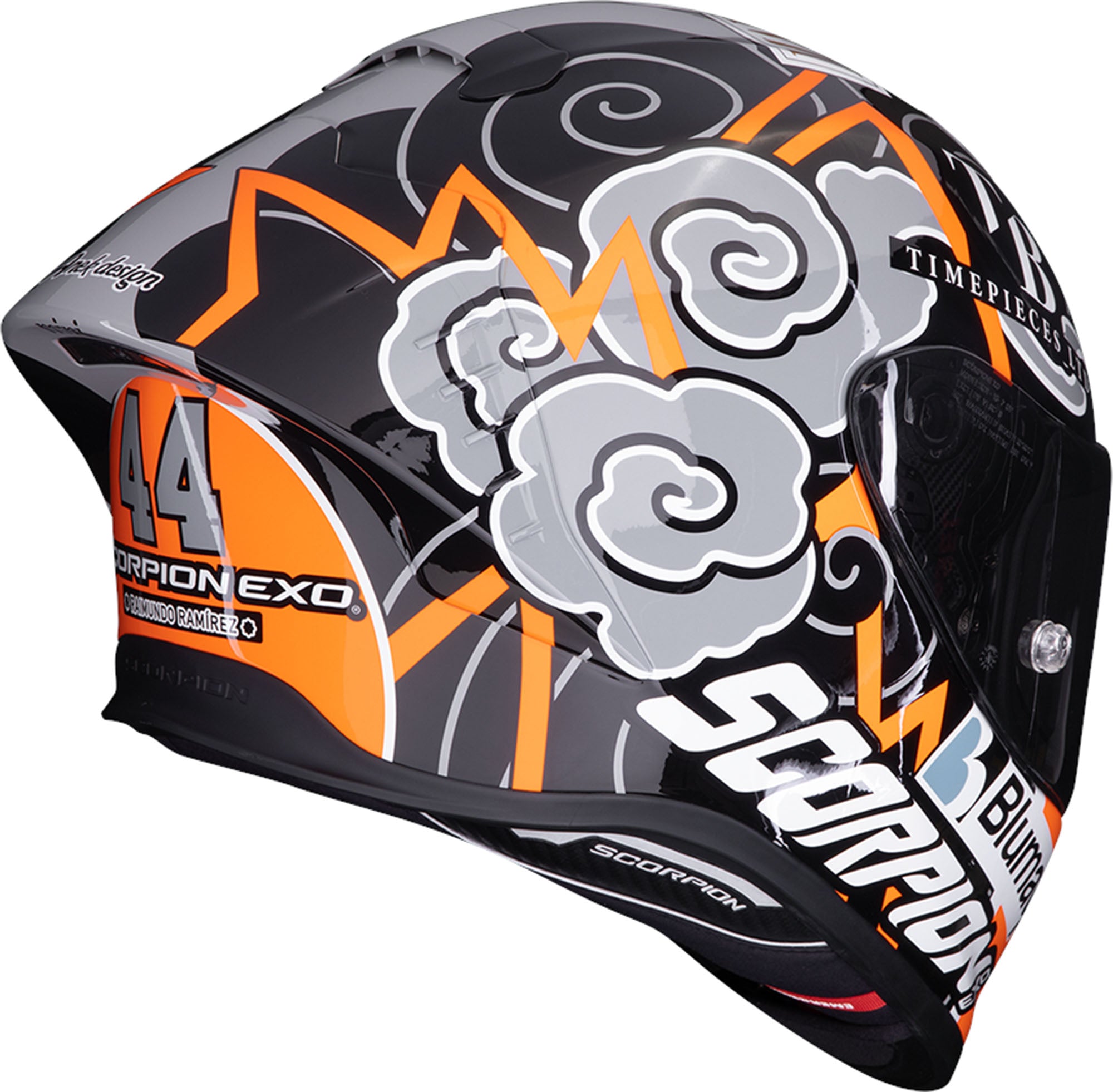 Casque intégral EXO-R1 Evo Air Racing n° 1 Replica Aron FIM