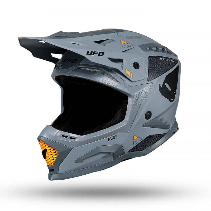 UFO Echus Motocross Helmet - Grey