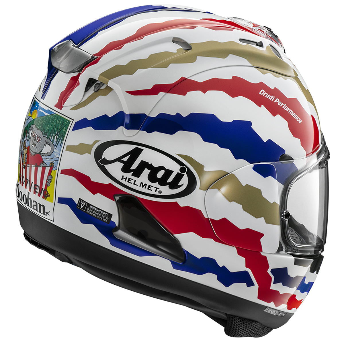 Arai Rx-7v Evo Doohan Jubileum Restyle-helm