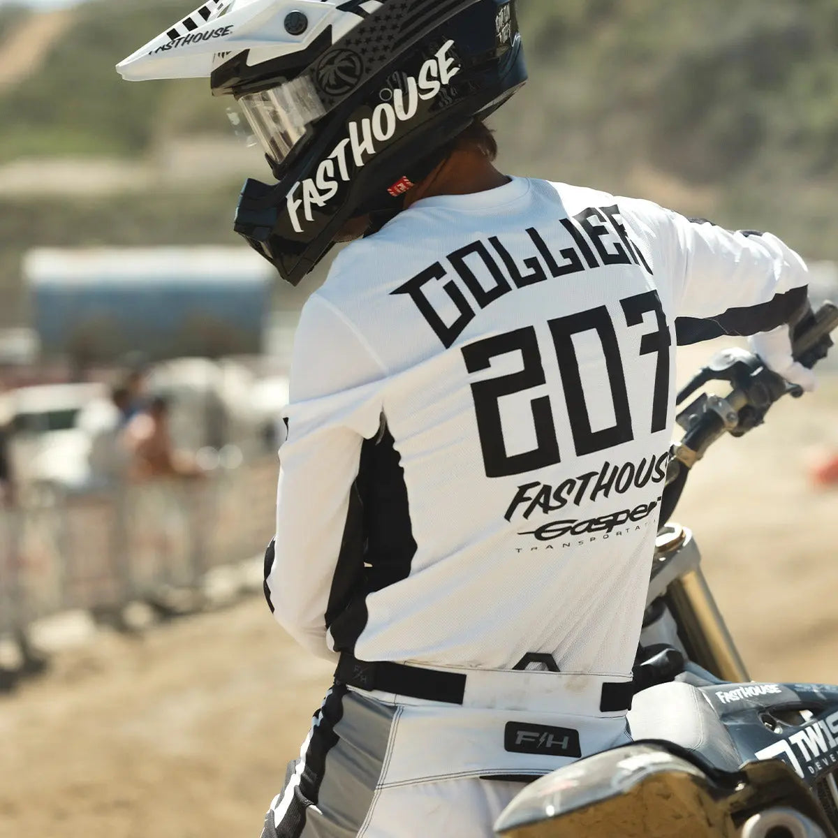 Fasthouse Elrod React Jersey - White/Black