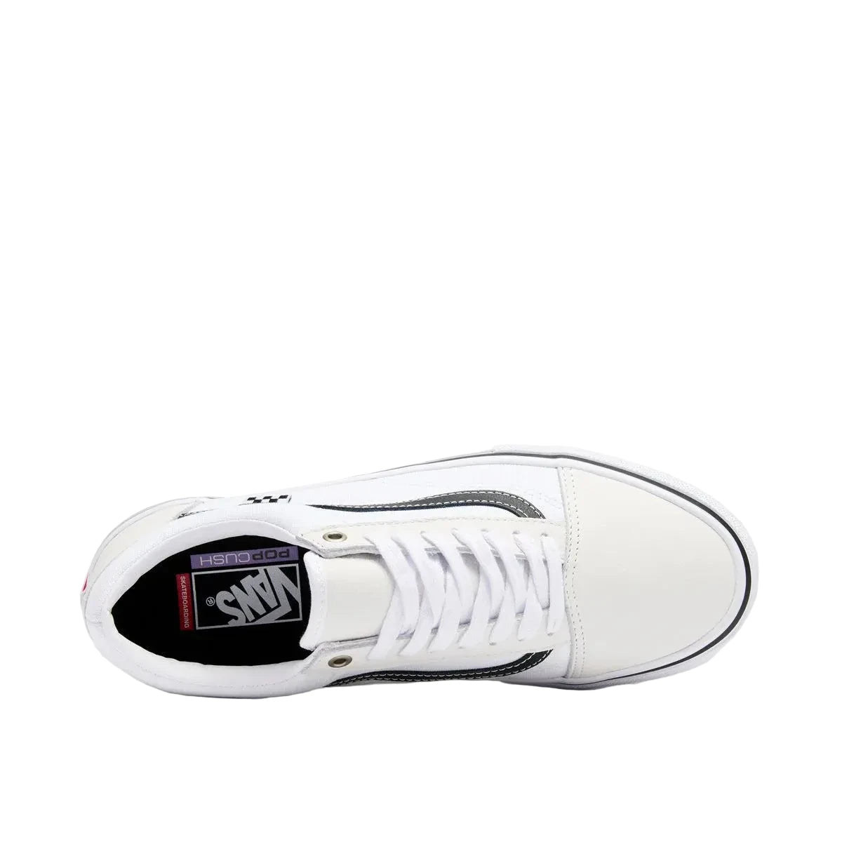 Vans Skate Old Skool - Leer Wit/Wit 