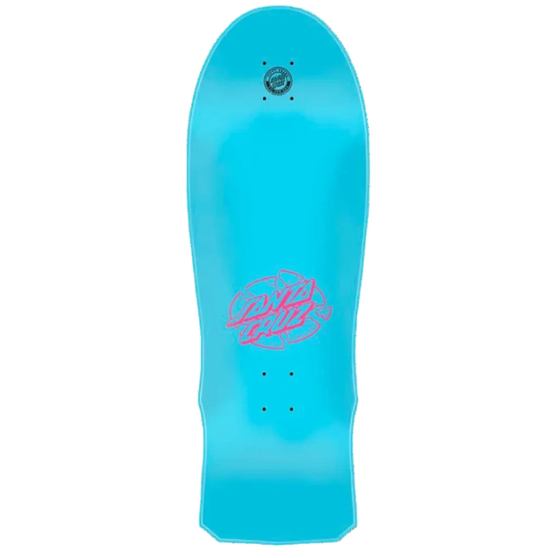 Santa Cruz Claus Grabke Exploding Clock Reissue Deck 10.0in x 30.0in - Light Blue